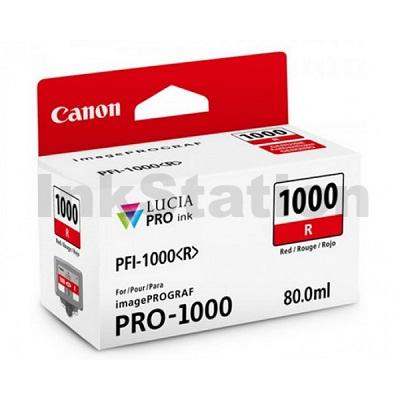 Canon Genuine PFI 1000R Red Ink Cartridge Ink Cartridges InkStation