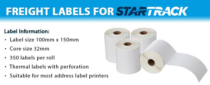 InkStation StarTrack Label Top