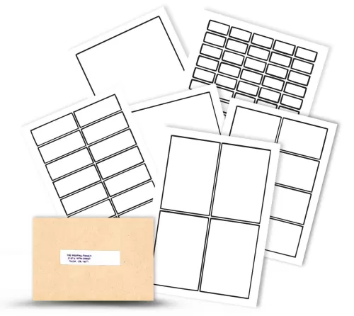A4 Address Labels & Shipping Label
