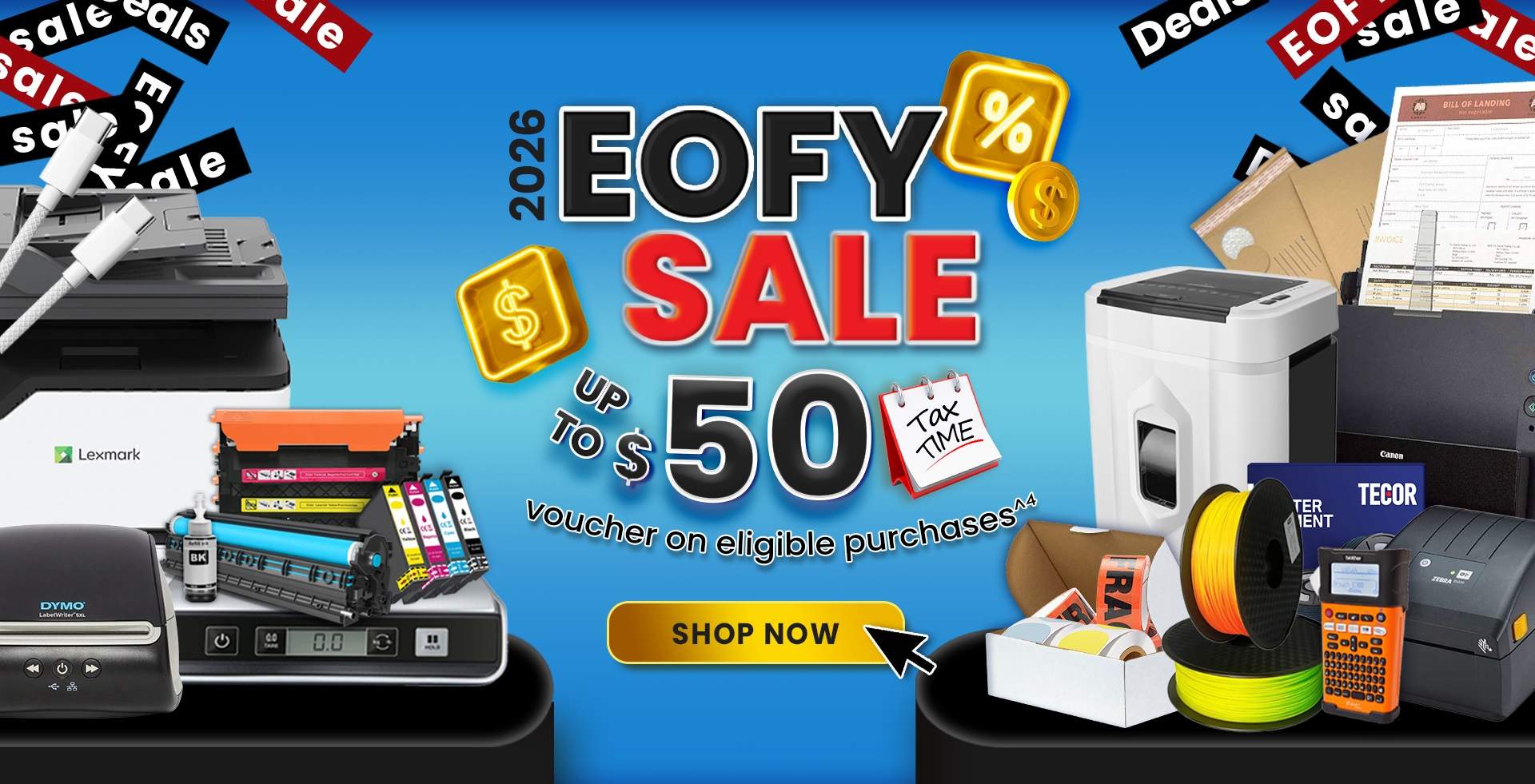 EOFY SALE 2026 | Up to $50 Voucher on Eligible Purchases. T&Cs apply