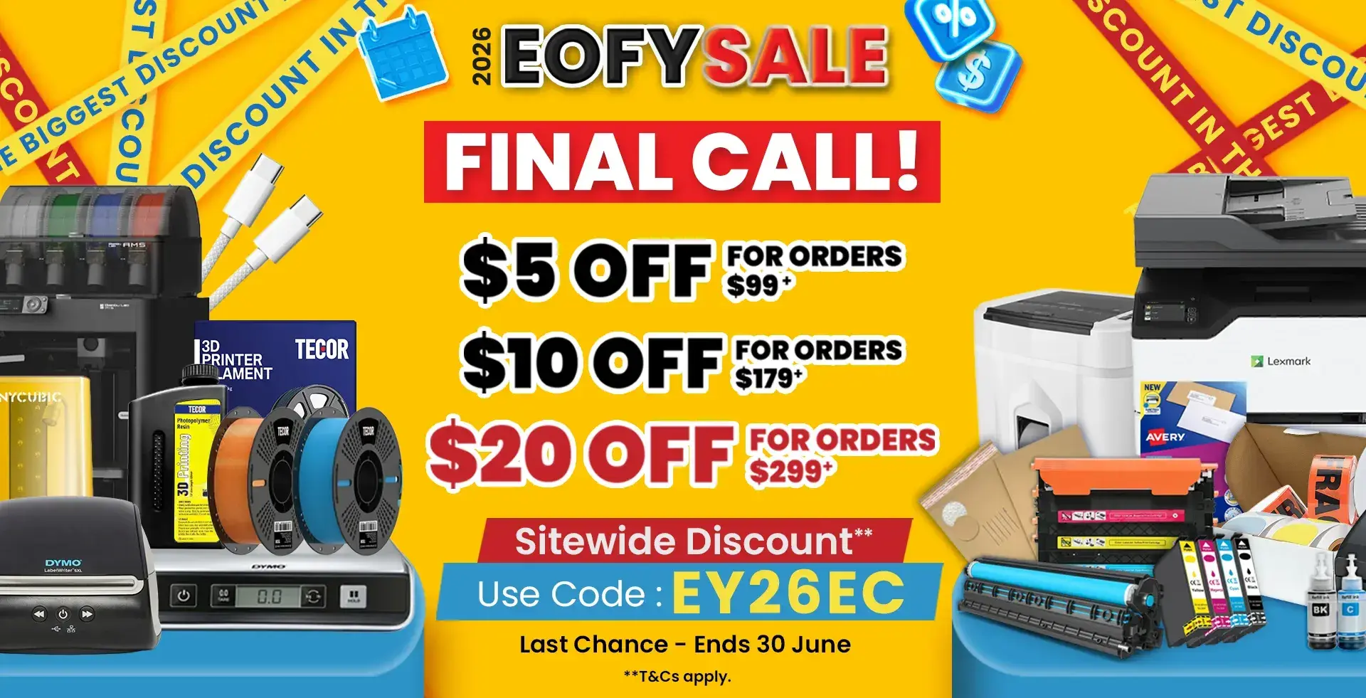 EOFY SALE 2026 | Up to $20 Sitewide discount. T&Cs apply