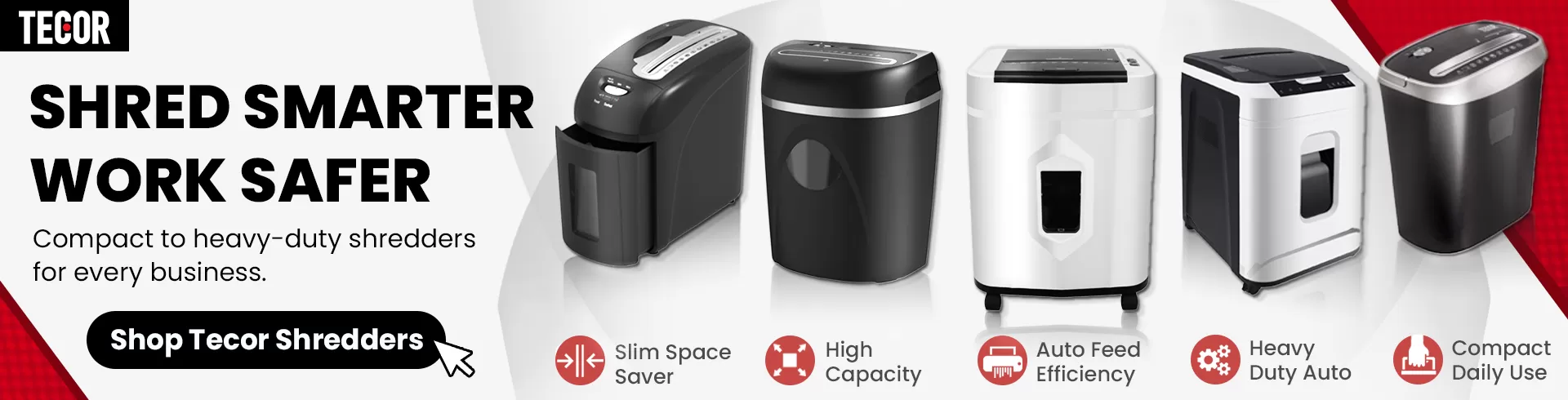 TECOR Paper Shredder