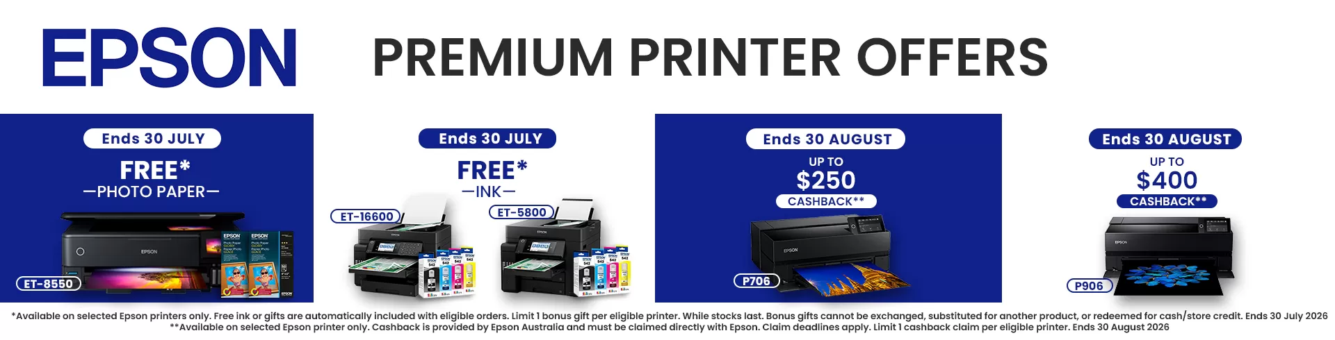 Epson Printers Promotions