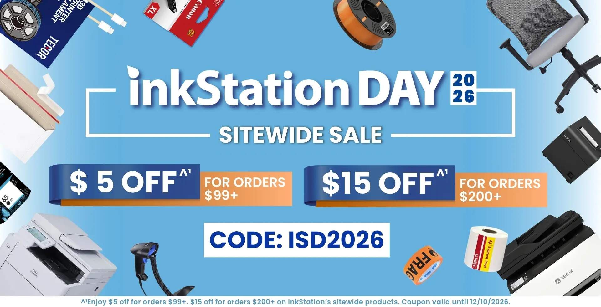 InkStation Day Sitewide Sale 2026