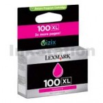 Lexmark No.100XL (14N1070A) Genuine Magenta Ink High Yield Return Program - 600 pages