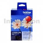 Genuine Brother LC-39BK2PK Black Twin Pack [2BK] - 300 Pages each