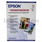 Epson S041334 Genuine Premium Semigloss Photo Paper 250gsm A3 - 20 sheets