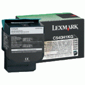 1 x Lexmark (C540H1KG) Genuine C540 / C543 / C544 / C546 / X543 / X544 / X546 Black HY Toner Cartridge - 2,500 pages