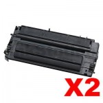 2 x Canon FX-4 Black Compatible Toner Cartridge - 4,000 pages