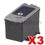 3 x Canon PG-40 Black Compatible InkJet Cartridge