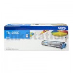 Brother TN-255C Genuine Cyan High Yield Toner Cartridge - 2,200 pages