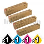 4 Pack Fuji Xerox DocuCentre-IV C2270, C3370, C3373, C4470, C5570 Genuine Toner Cartridges - 26,000 pages (CT201370-CT201373)