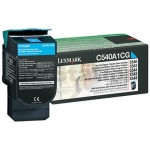 Lexmark (C540A1CG) Genuine C540 / C543 / C544 / C546 / X543 / X544 / X546 Cyan Toner Cartridge - 1,000 pages