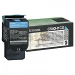 Lexmark (C540H1CG) Genuine C540 / C543 / C544 / C546 / X543 / X544 / X546 Cyan HY Toner Cartridge - 2,000 pages