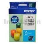 Genuine Brother LC-231 Cyan Ink Cartridge - 260 Pages