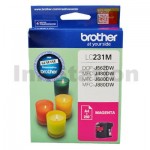 Genuine Brother LC-231 Magenta Ink Cartridge - 260 Pages