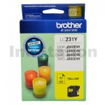 Genuine Brother LC-231 Yellow Ink Cartridge - 260 Pages