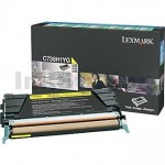 Lexmark (C736H1YG) Genuine C736 / X736 / X738 Yellow High Yield Toner Cartridge - 10,000 pages