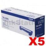 5 x Brother TN-1070 Genuine Toner - 1,000 pages