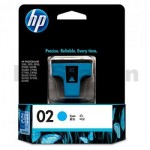 HP 02 Genuine Cyan Inkjet Cartridge C8771WA