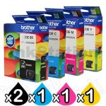 5 Pack Genuine Brother LC-23E Ink Cartridge Combo [2BK,1C,1M,1Y]