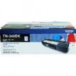 Genuine Brother TN-340BK Black Toner Cartridge - 2,500 pages