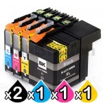 5 Pack Compatible Brother LC-139XLBK + LC-135XLC/M/Y Ink Cartridge Set [2BK,1C,1M,1Y]