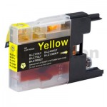 Brother LC73/LC77XLY Compatible Yellow High Yield Ink Cartridge - 1,200 pages