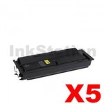 5 x Non-Genuine alternative for TK-479 Black Toner Cartridge suitable for Kyocera FS-6025MFP, FS-6030MFP, FS-6525MFP, FS-6530MFP - 15,000 pages