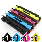 4 Pack Brother TN-155 Compatible Toner Combo (TN155 is High Capacity Version of TN150) [1BK,1C,1M,1Y]