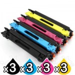 3 sets of 4 Pack Brother TN-155 Compatible Toner Combo (TN155 is High Capacity Version of TN150) [3BK,3C,3M,3Y]