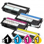 4-Pack Compatible Brother TN-348 Toner Combo [1BK,1C,1M,1Y]