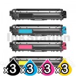 3 Sets of 4-Pack Brother TN-251 / TN-255 Compatible Toner Combo [3BK,3C,3M,3Y]