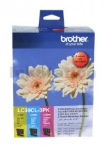 Genuine Brother LC-39CL3PK Colour Pack [C+M+Y] - 260 Pages each