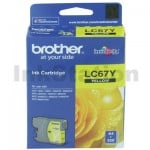 Genuine Brother LC-67Y Yellow Ink Cartridge - 325 pages