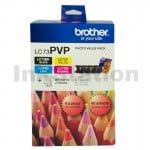 Genuine Brother LC-73PVP Photo Value Pack [BK+C+M+Y+Photo Paper]