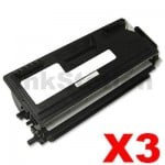 3 x Brother TN-7600 Black Compatible Toner Cartridge 6500 pages