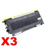 3 x Brother TN-2025 Black Compatible Toner Cartridge - 2,500 pages