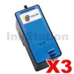 3 x Dell 725 / 810 Colour (FJ33C) Compatible Inkjet Cartridge