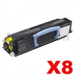 8 x Lexmark E230/E232/E330/E332/E342 Compatible Toner Cartridge (34217XR)