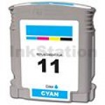 HP 11 Compatible Cyan Inkjet Cartridge C4836AA - 1,830 Pages
