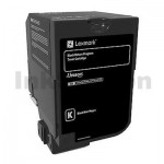 Lexmark 74C60K0 Genuine CS720 / CS725 / CX725 Black Return Program Toner Cartridge - 3,000 pages
