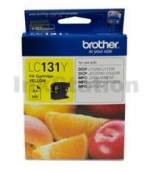 Genuine Brother LC-131Y Yellow Ink Cartridge - 300 Pages