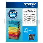 Genuine Brother LC-235XLC High Yield Cyan Ink Cartridge - 1,200 pages