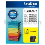 Genuine Brother LC-235XLY High Yield Yellow Ink Cartridge - 1,200 pages