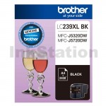Genuine Brother LC-239XLBK High Yield Black Ink Cartridge - 2,400 pages