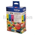 Genuine Brother LC-40CL3PK Colour Pack [C+M+Y] - 300 Pages each