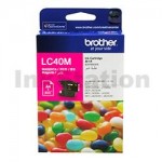 Genuine Brother LC-40M Magenta Ink Cartridge - 300 pages