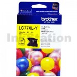 Genuine Brother LC-77XLY High Yield Yellow Ink Cartridge - 1,200 pages