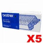 5 x Genuine Brother TN-3185 Toner Cartridge - 7,000 pages
